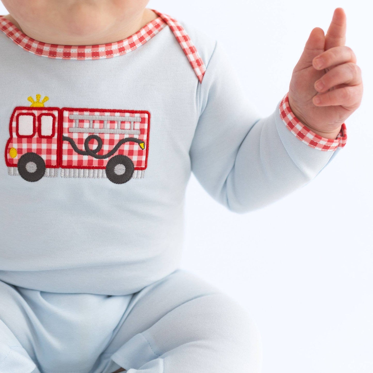 Sound the Alarm Applique Lap Footie