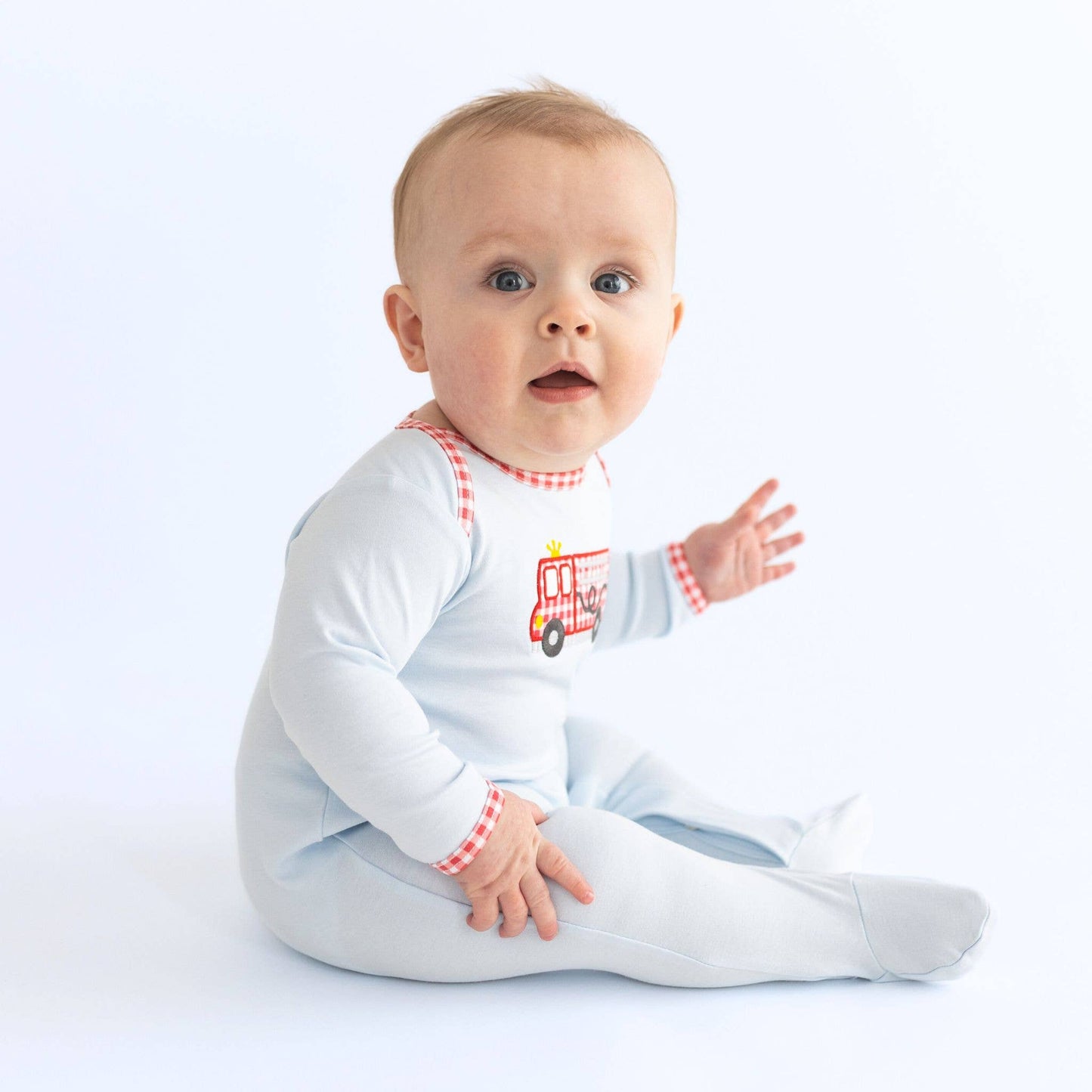 Sound the Alarm Applique Lap Footie